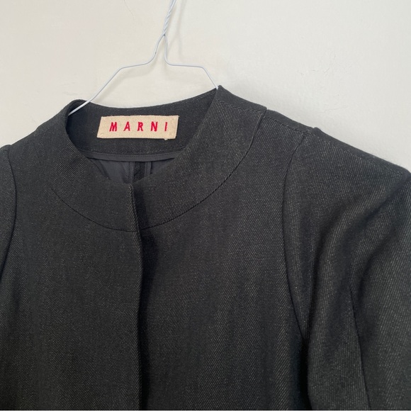 Marni Wool Linen Short Jacket Woman's Size 40 - Picture 3 of 6